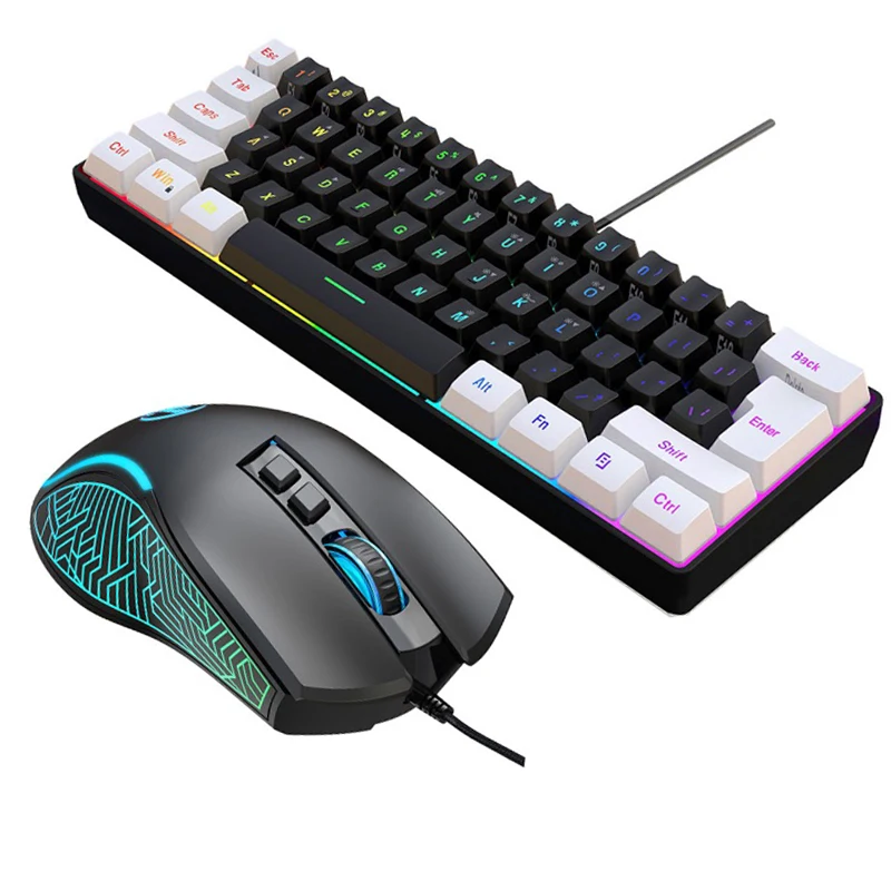 Keyboard and Mouse 60% Compute - Gaming Keyboard Ergonomics ulasan dan harga