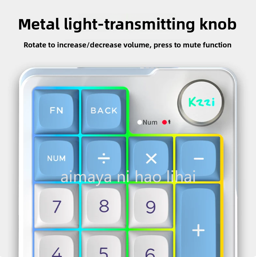 Kzzi K20 Mini Keypad Three Mod - Gaming Keyboard Mini ulasan dan harga