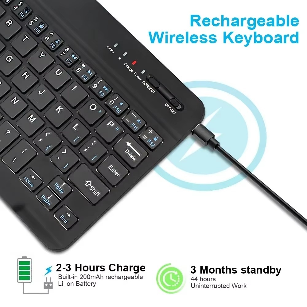 Bluetooth 5.0 Wireless Keyboar - Gaming Keyboard Mini ulasan dan harga