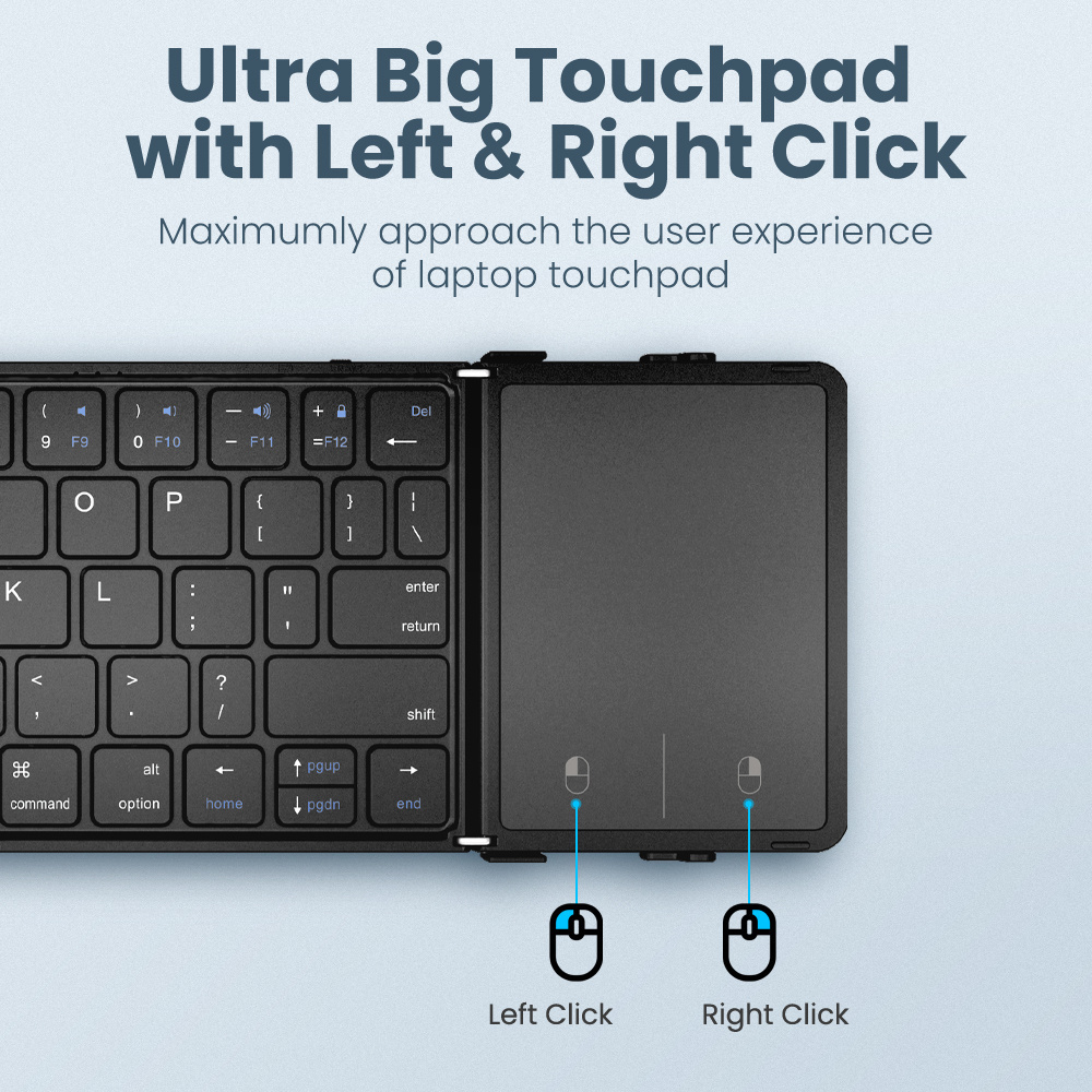 BOW Korea/Russia Wireless Fold - Gaming Keyboard No Number Pad ulasan dan harga