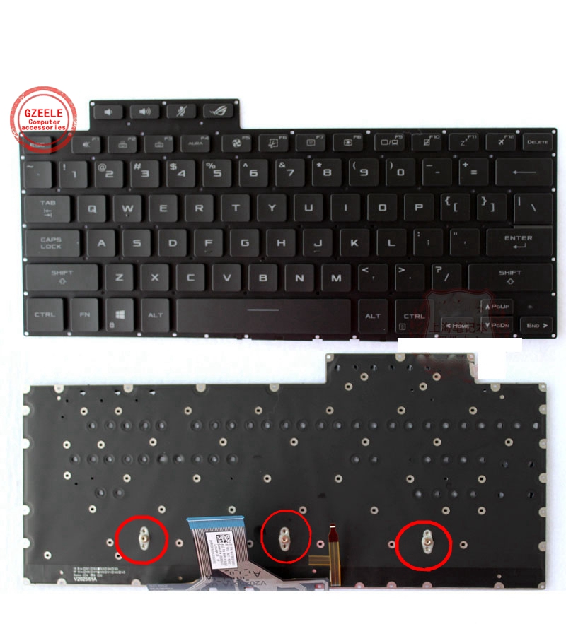 New US Backlit Keyboard for AS - Gaming Keyboard Asus ulasan dan harga