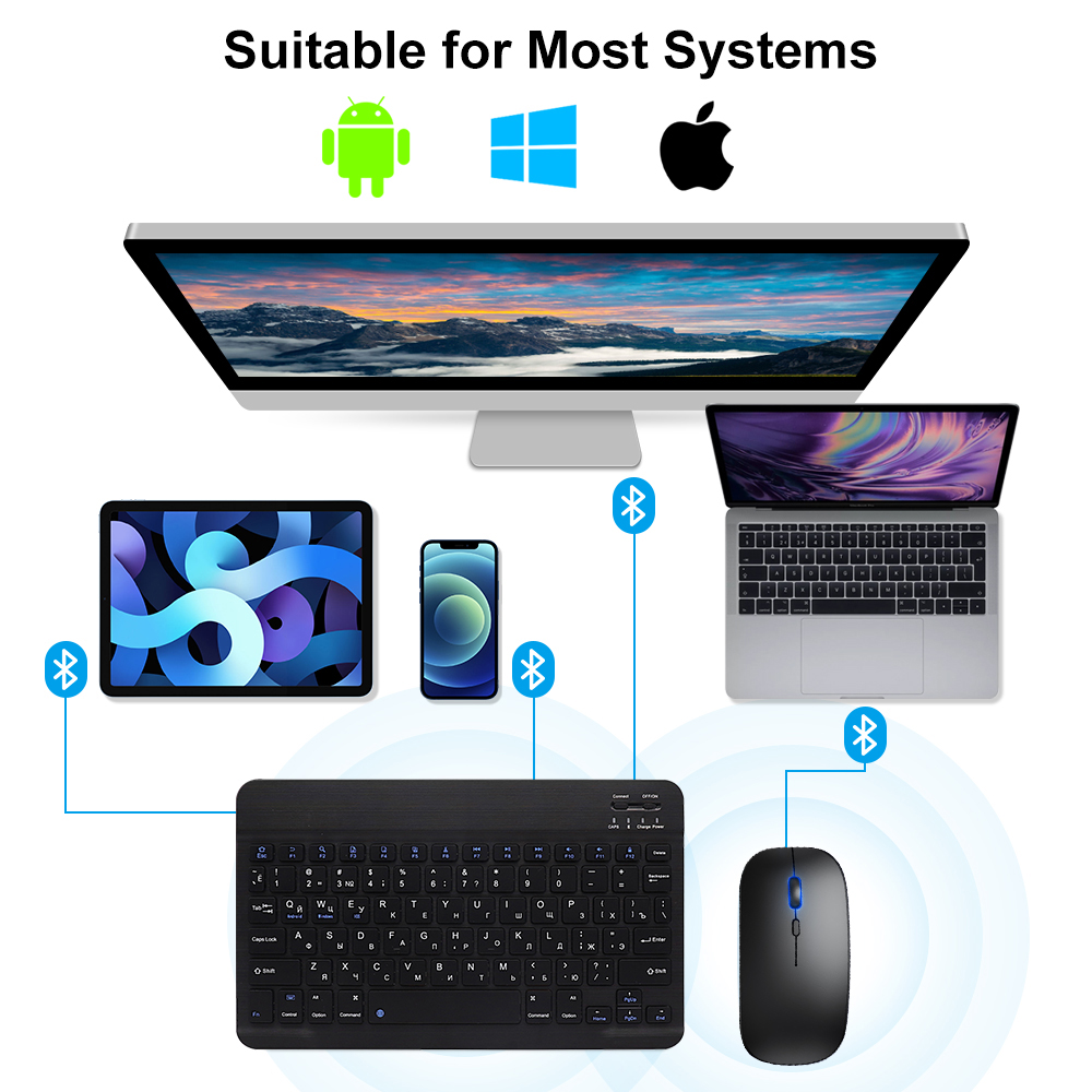 Bluetooth Keyboard and Mouse F - Gaming Keyboard Ergonomics ulasan dan harga
