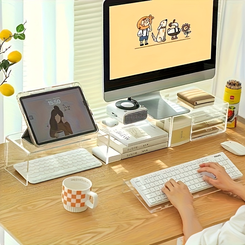 Acrylic keyboard stand, transp - Gaming Keyboard Ergonomics ulasan dan harga