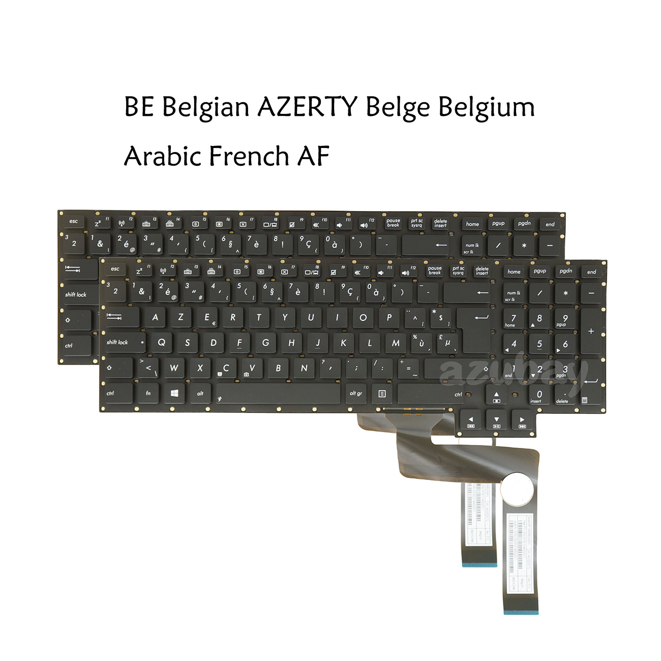 Arabic-French Belgian Laptop K - Gaming Keyboard Asus ulasan dan harga