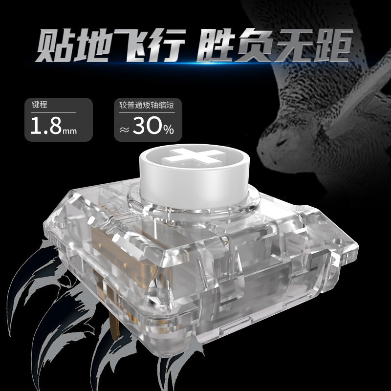 Kailh Choc White Owl Switch Mi - Gaming Keyboard Mini ulasan dan harga