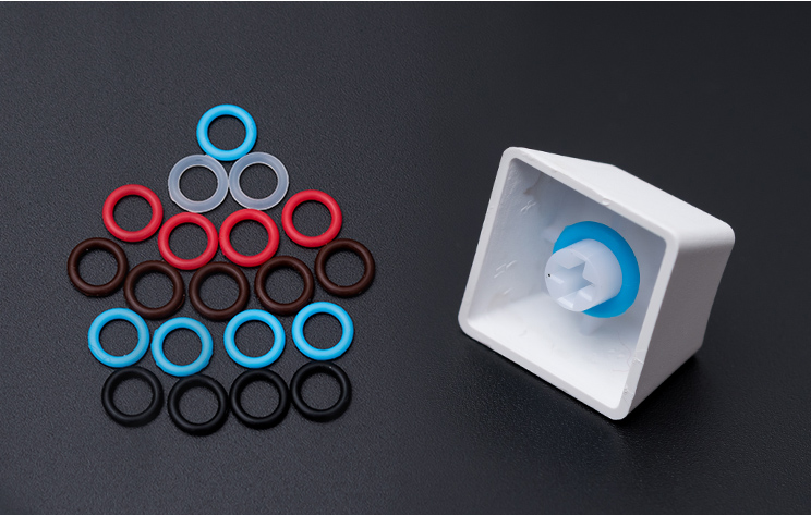 104pcs/pack Silent Ring Rubber - Gaming Keyboard No Noise ulasan dan harga