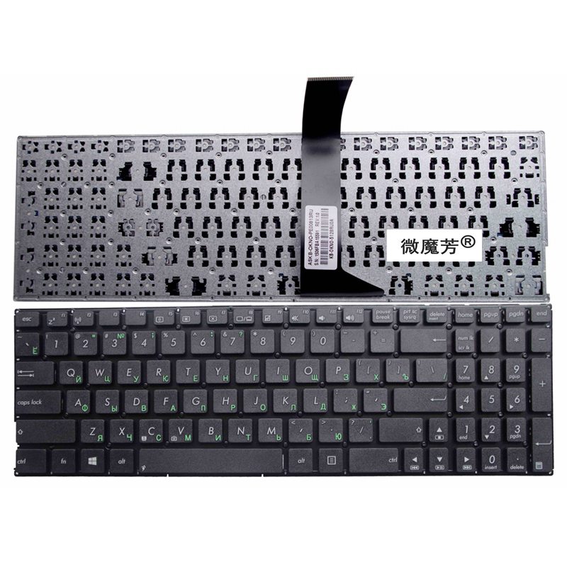 Russian Laptop keyboard for As - Gaming Keyboard Asus ulasan dan harga