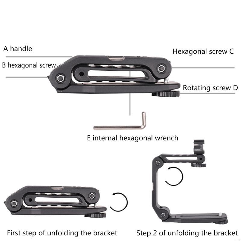 B0KF Video Grip with UShaped S - Stabilizer Screw In ulasan dan harga
