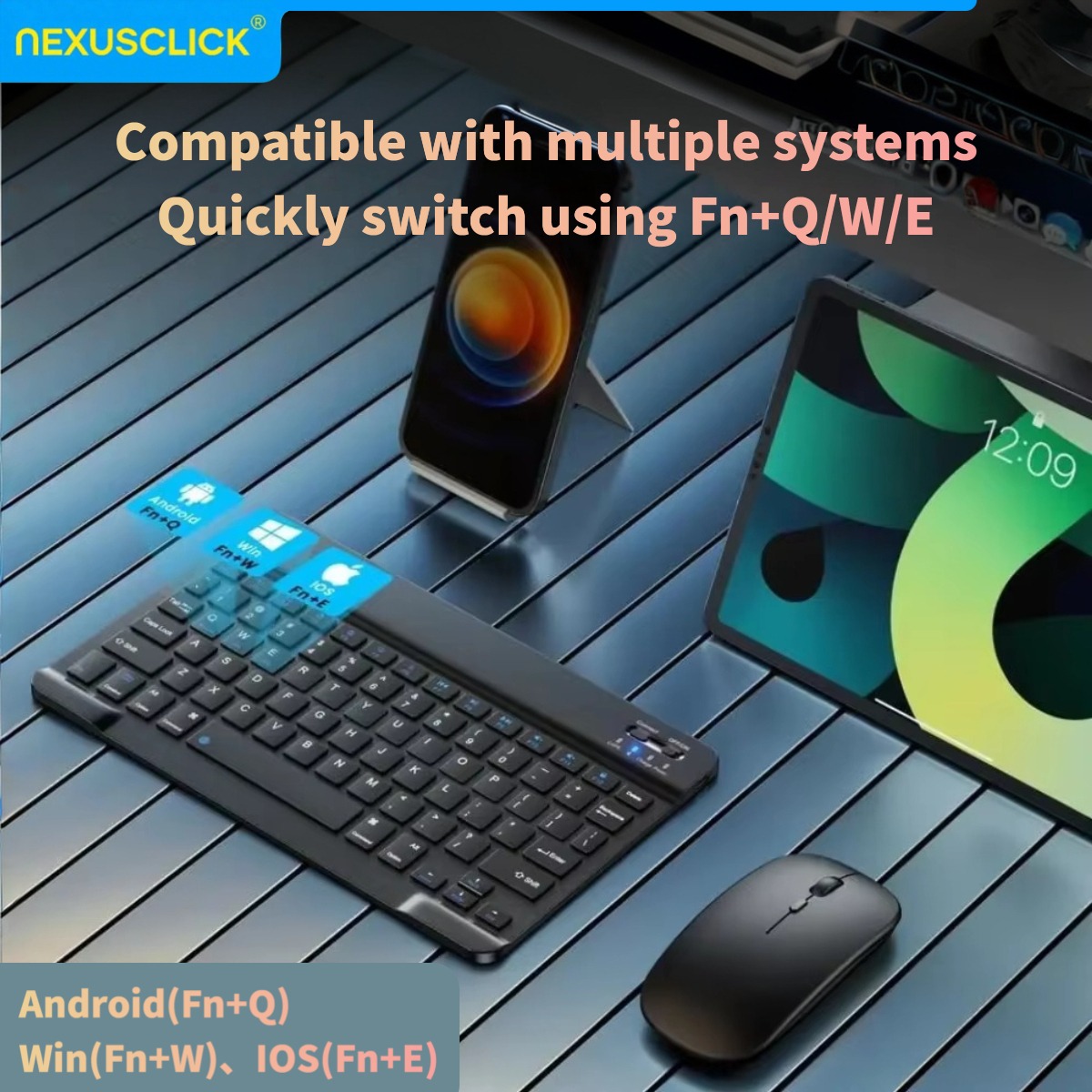 NexusClick Wireless Bluetooth  - Gaming Keyboard Mini ulasan dan harga