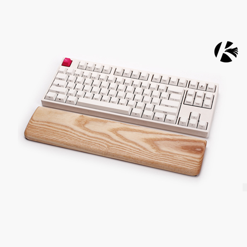 Kashcy solid Ashtree wooden pa - Gaming Keyboard Ergonomics ulasan dan harga